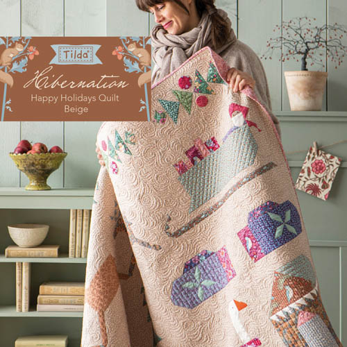 Beige birds and flowers scarf