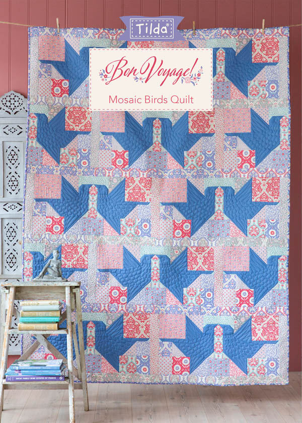MosaicBirdsQuilt-Cover