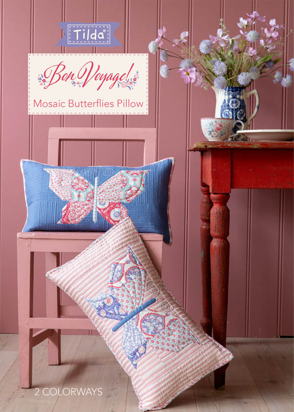 MosaicButterfliesPillow-Cover