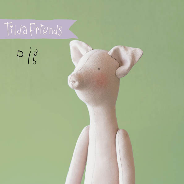 Tilda Friends web_Pig
